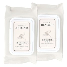 Beyond 비욘드 라이스밀크 딥 클렌징 티슈 174g 50매 x 2개 Beyond Rice Milk Deep Cleansing Tissue 174g 50 Sheets x 2 Packs