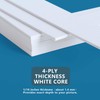 Somime 10 Pack Pre-Cut 12x12 White Picture Mats for 8x8