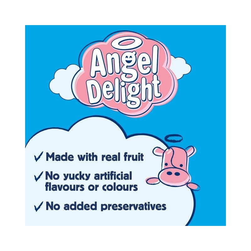 Angel Delight Strawberry Flavour - 59g - Pack of 6