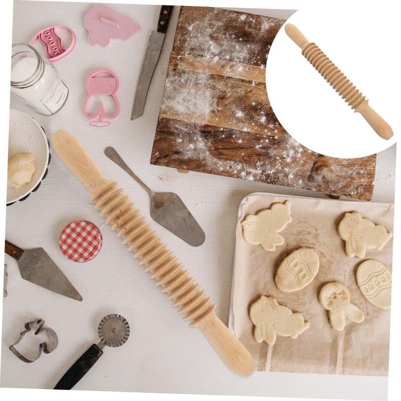 Pasta Rolling Pin Pizza Rolling Pin Wood Dough Roller Pastry