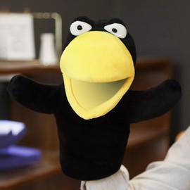 LOMTRATS Animal Hand Puppets for kids,Toddler Includes Wolf Tiger Lion Monkey So on Movable Open Mouths, Perfect for Storytelling,Teaching,Preschool,Birthday Gifts