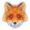 Geometric Fox Animal Polygonal Vinyl Sticker Decal Design