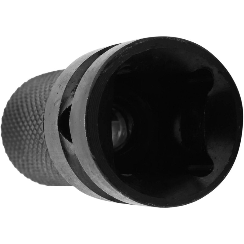 1/2 inch Square To 1/4 inch Black Hex Ratchet Socket