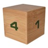 Miracle TimeCube - Natural Bamboo Wood, 1-4 Minute Timer for