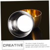 Mobestech 2pcs Stainless Steel Sauce Salad Bowl Multipurpose Kitchen Utensils