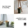 Umbra Woodrow 2 Gallon Modern Wooden Trash Can, Wastebasket, Garbage