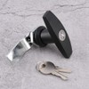 Garage Door T Lock T Handle Lock Rear Fixing T