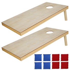 Venbytech for 4 x 2FT Cornhole Bean Bag Toss Game Set Lawn Backyard Regulation Size Wooden