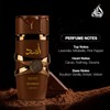 Lattafa Asad Bourbon for Unisex Eau de Parfum Spray, 3.4