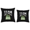 Cute Team Hand Sanitizer Funny Germaphobe Clean Squad Throw Pillow
