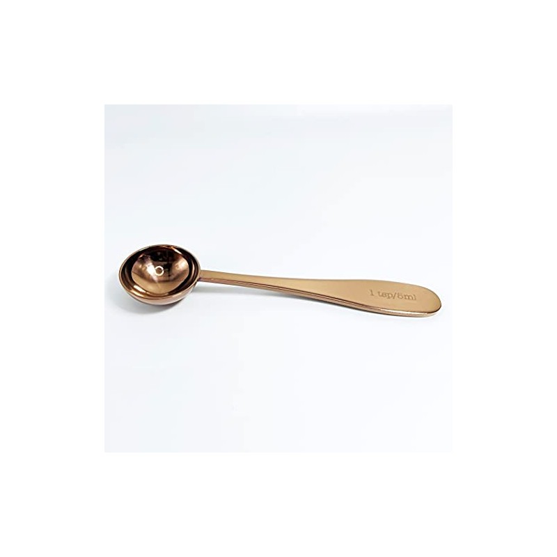 Kitchen Measuring Spoon 5ML (Copper) Stainless Steel, Tea Spoon, Tea