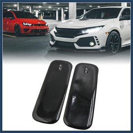 INFINAUTO 2 Pcs Black Rubber Car Front Rear Bumper Protector Corner Guard Scratch Sticker Stylish Design