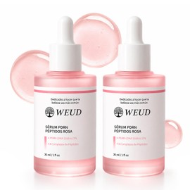 WEUD Serum Coreano Original, Serum Facial con Salmon DNA PDRN, Multi Péptido, Niacinamida, Cuidado Antiedad y Reparador, Reafirman, Ilumina la Pie, Su