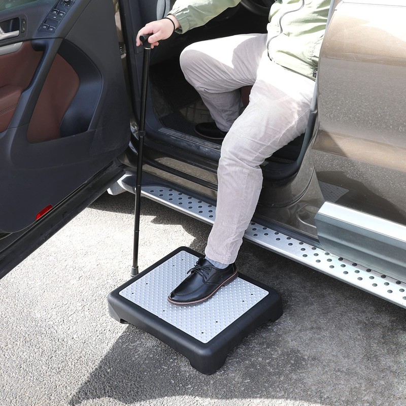 Wefaner Platform Safety Step - Non-Slip Indoor and Outdoor Large