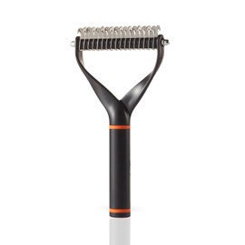 AlxMuNao Pet Grooming Brush Self Cleaning Dog Brush Cat Brush for Cat for Dog for Long Hair for Short Hair (Plastic-Black)