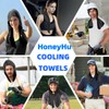HoneyHu Cooling Hoodie Towels Cooling Neck Wrap for Hot Weather