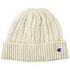 Champion 492-0142 Knit Cap, Boa Back, white