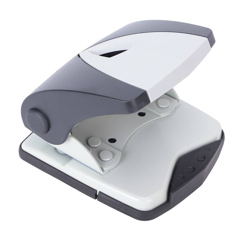 Hole Punch Small Plastic Adjustable Positioning Punching Machine for Stationery