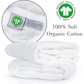 Dark Gray and White Bathroom Hand Towel - Monogrammed Luxury Hotel Quality Decorative Embroidered Towel for Powder Room, Spa - GOTS Organic Certified - Set of 2 Letter B