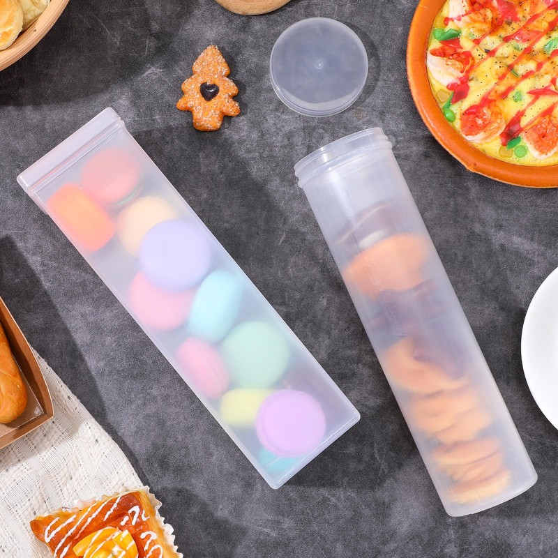 wutfuooo 6 Pcs Plastic Cracker Keeper Small Cracker Storage Containers