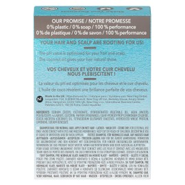 Foamie Natural Shampoo Bar - Cruelty, Paraben and Sulfate Free - Strengthens Massages and Cleans Your Scalp - Plastic Free Packaging saves 2 Bottles per Bar (Coconut)