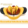 YNHIAG Mango Slicer, Yellow, Plastic and Stainless Steel