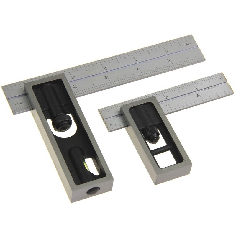 iGaging 4" & 6" Double Square Set 4R Steel Blade