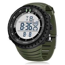 PALADA Men's Digital Sports Watch Waterproof Tactical Watch with LED Backlight Watches for Men
