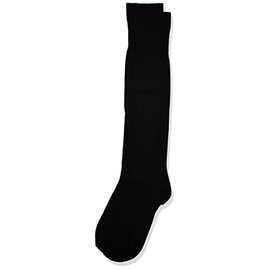POMPEA Men's Microfibra Knee-High Socks, Black (Black 0071), 39-42 (Pack of 3)