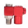 4Pcs 360 Degree Air Hose Connector 1/4in NPT Thread Industrial