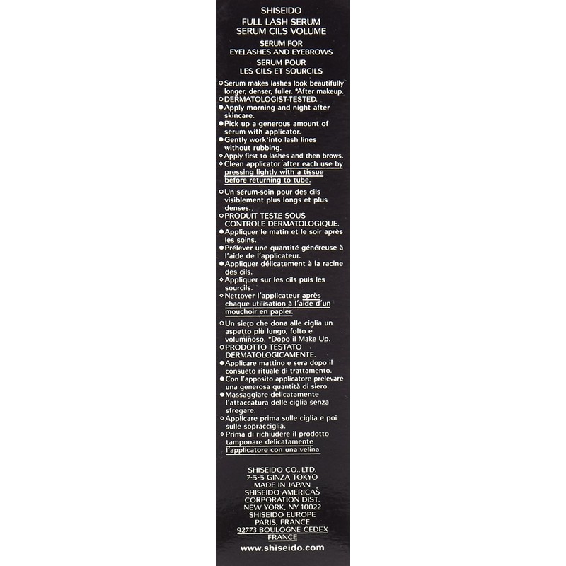 Shiseido Full Lash Serum, 0.21 Ounce…