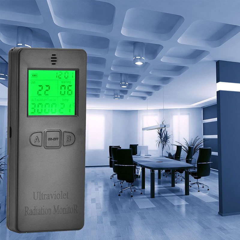 Fishawk Digital Ultraviolet Radiation Detector, Handheld Digital UV Index Sensor
