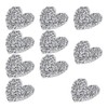 10 piezas apliques de diamantes de imitación en forma de