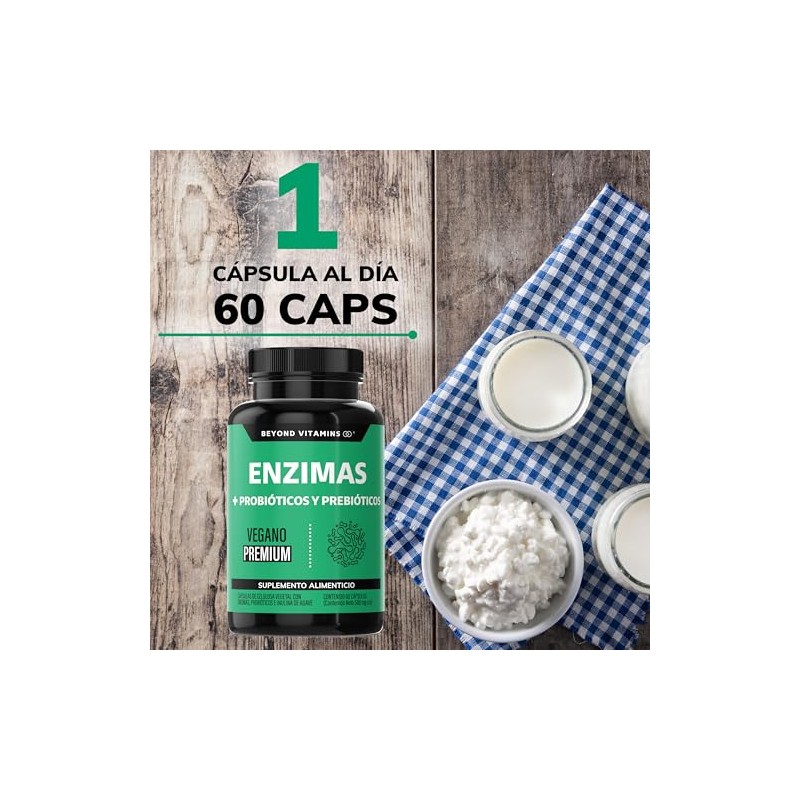 Enzimas Digestivas Probióticos Contiene Lactobacillus Acidophilus Proteasa Lactasa Lipasa Bromelina