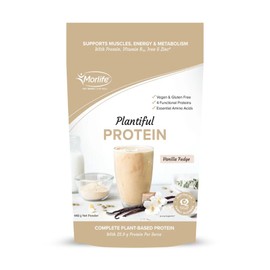 Morlife Plantiful Plant-based Vanilla Fudge Protein 440g