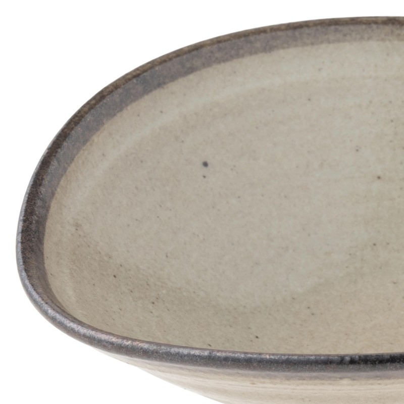 Marui Pottery MR-3-4173 Shigaraki Ware Hephamon, Bowl, Diameter Approx. 6.3