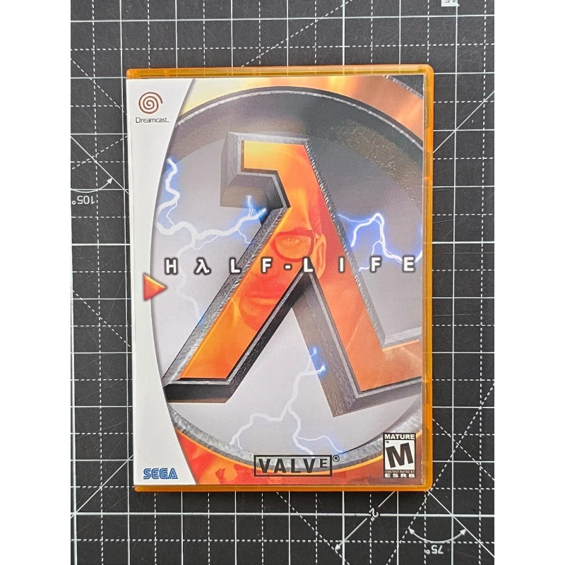 SEGA Dreamcast Half Life Custom Case -NO DISC OR MANUAL