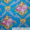 Springs Industries BonEful FABRIC Cotton Quilt VTG Blue White Cloud