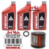 JSI Honda Oil Kit Genuine Synthetic Honda Oil Change Kit