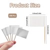 200Pcs Toothpick Food Flags Blank Toothpick Flags Party Food Labels