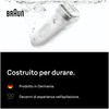 Braun Silk-Épil 7 Epilatore Elettrico Donna, 7-011, Argento