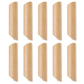 Pack of 10 Wooden Cabinet Handles Drawer Handles for Furniture, Cupboard, Wardrobe, Dresser, Cupboard Door, Home Decoration, 96mm Hole Spacing