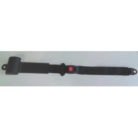 Seatbelt Solutions LLC NEW BLACK 2-POINT LAP SAFETY SEATBELT SET RETRACTABLE CAR BUS TRUCK UTV GOLFCART