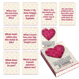 Couple Card Games for Date Night | Dates Card Set of 50,Romantic Intimacy Fun Conversation Activities for Family Player Engagement Married