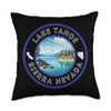 Lake Tahoe Sierra Nevada Throw Pillow