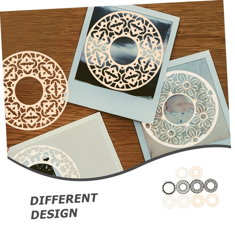 jojofuny 1set DIY Scrapbook of Unique Lace Cut Outs for