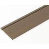 Slip-On B-DAR-2802 Aluminum Ruler, 6.9 inches (15 cm), Black, Line