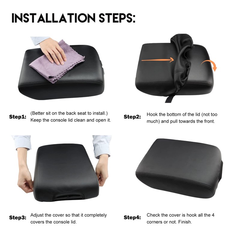 INTGET Car Center Console Armrest Cover for Kia Optima Accessories