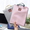 A4 Multifunctional File Folders Portable Canvas Document Wallets Waterproof Zipper