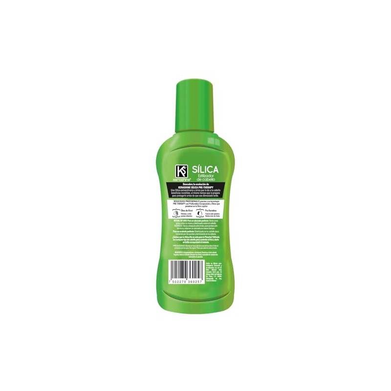 KeraShine Silica en Gotas de Seda Kiwi, Tratamiento Capilar Protector